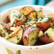 Roasted Pesto Potato Salad