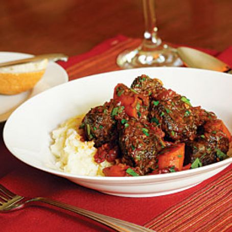 Beef Stew With Red Wine & Carrots