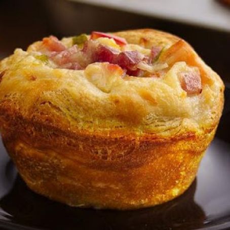 Cheesy Ham and Apple Cups