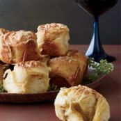 Parker House Rolls Topped with Cheddar and Old Bay