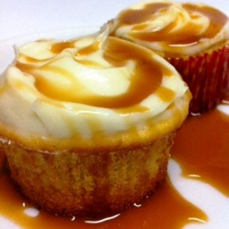 Cake Mix: Caramel Apple Cupcakes