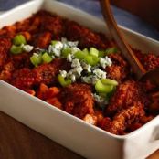 Buffalo Chicken Potato Bake