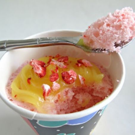 3-2-1 STRAWBERRY LEMONADE CAKE IN A CUP