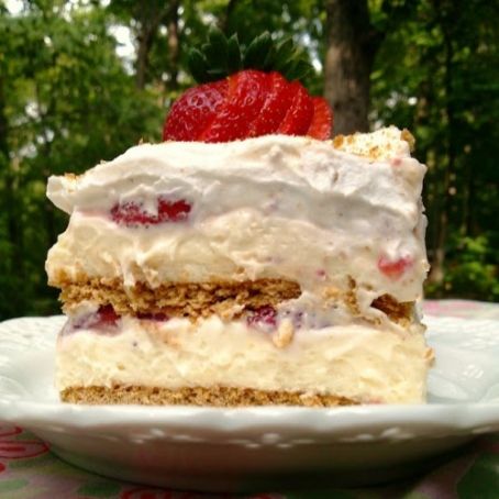 Strawberry Cream Cheese Icebox Cake