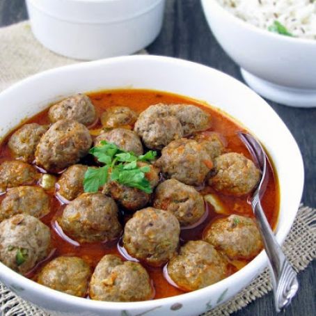 Keeme Ke Kofte-Mutton Meatballs Curry