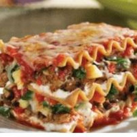 Mushroom, Spinach & Artichoke Lasagna