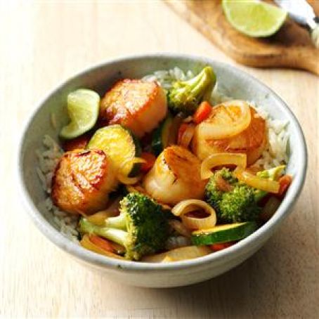 Thai Scallop Saute Recipe