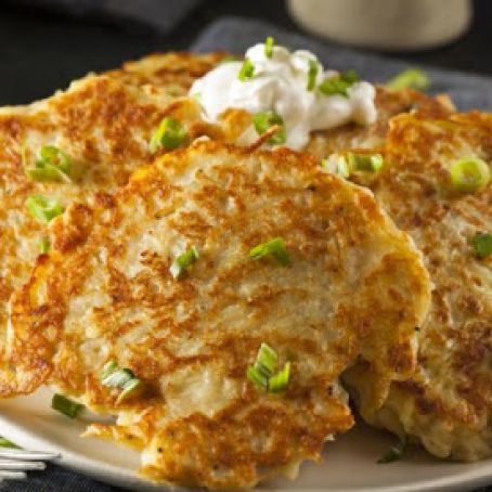 Onion, Cheddar & Bacon Potato Cakes