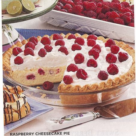 Raspberry Cheesecake Pie