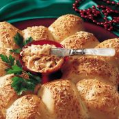 Garlic Bread Wreath