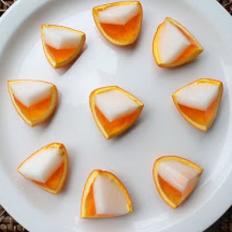 Candy Corn Jello Shots