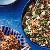 Farro with Toasted Pecans, Feta and Herbs