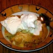 Bourbon Peach Cobbler