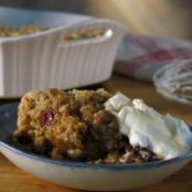 Baked Pumpkin Oatmeal with Cinnamon Crumbles : Recipes : Cooking Channel