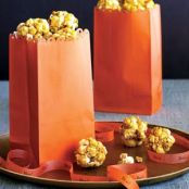 Bite Sized Honey Popcorn Balls