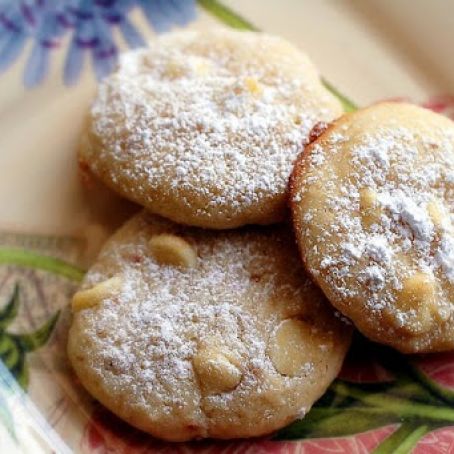 Lemon Ricotta White Chocolate Cookies