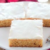EGGNOG TEXAS SHEET CAKE