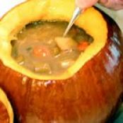 Beef Stew in Pumpkin