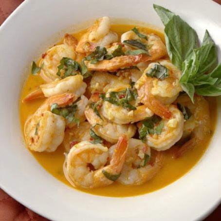 Spicy Basil Shrimp