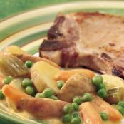 Slow Cooker Cheesy Winter Vegetables Casserole