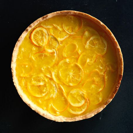 Lemon-Honey Tart with Salted Shortbread Crust