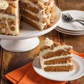 Pumpkin Crumb Cake with Cream Cheese Frosting