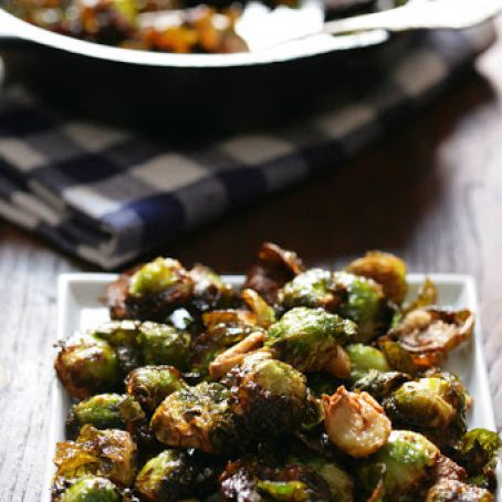Roasted Brussels Sprouts With Garlic