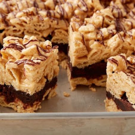 Brownie Batter - Peanut Butter Chex Bars