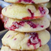 Cream Cheese Strawberry Cookies
