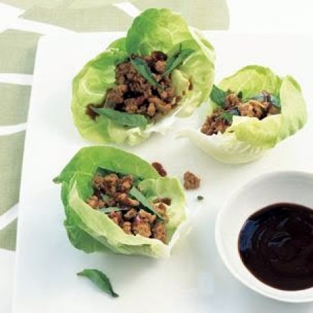 Turkey Lettuce Wraps with Southeast Asian Flavors