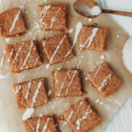 VEGAN CARAMEL CHAI BLONDIES
