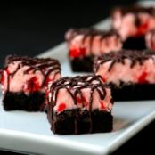 Dark Chocolate Cherry Cordial Brownies