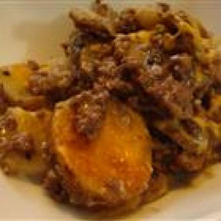 Scalloped Potatoes and Hamburger