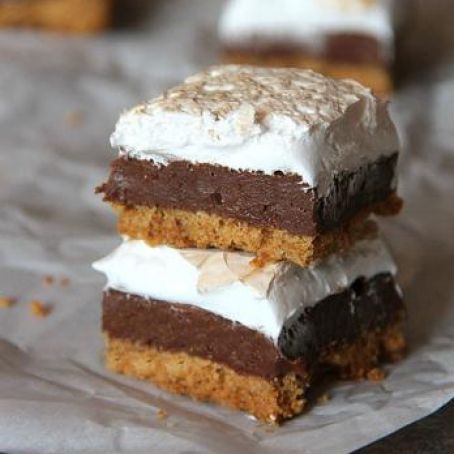 Smores Fudge Bars
