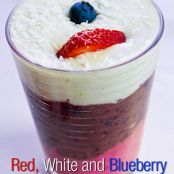 Red, White & Blue Independence Day Smoothie
