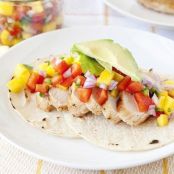 Santa Fe Grilled Chicken with Mango Salsa