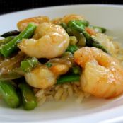 Stir-Fry Shrimp with Asparagus 