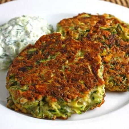 Greek Style Zucchini Fritters
