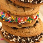 Caramel-Coffee Ice Cream Sandwiches