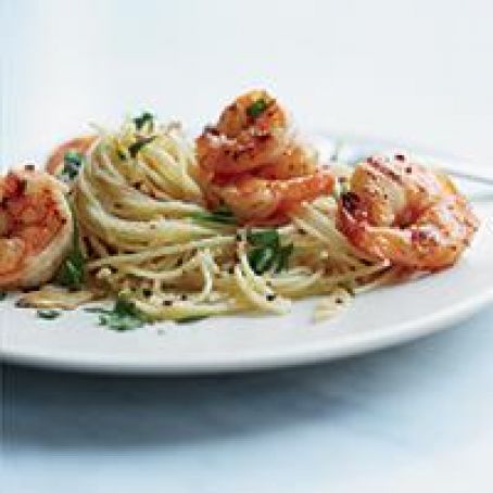 Angry Shrimp Spaghettini