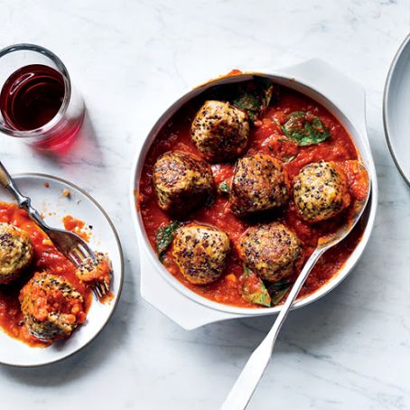 Quinoa-Pork Meatballs