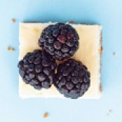 Lemon Cheesecake Squares with Gingersnap Hazelnut Crust