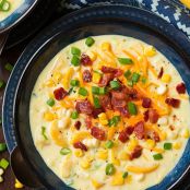Summer Squash and Corn Chowder