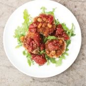 Field Pea Cakes with Tomato Jam
