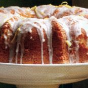 Sour Cream Pound Cake, Lemon Glazed