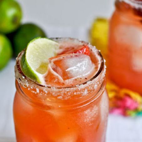 Fresh Strawberry Margaritas