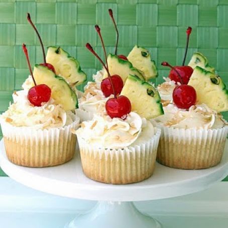 Pina Colada Cupcakes