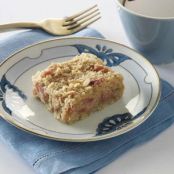 Rhubarb Cheesecake Squares