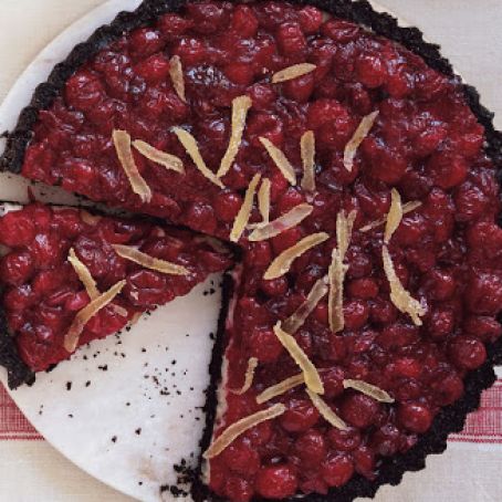 Cranberry-Chocolate Tart