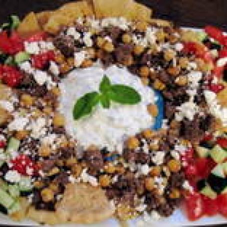 Mediterranean Nachos